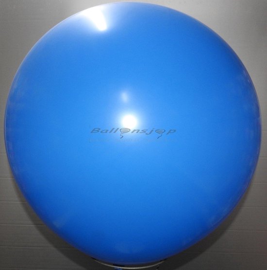 reuze ballon 80 cm 32 inch blauw