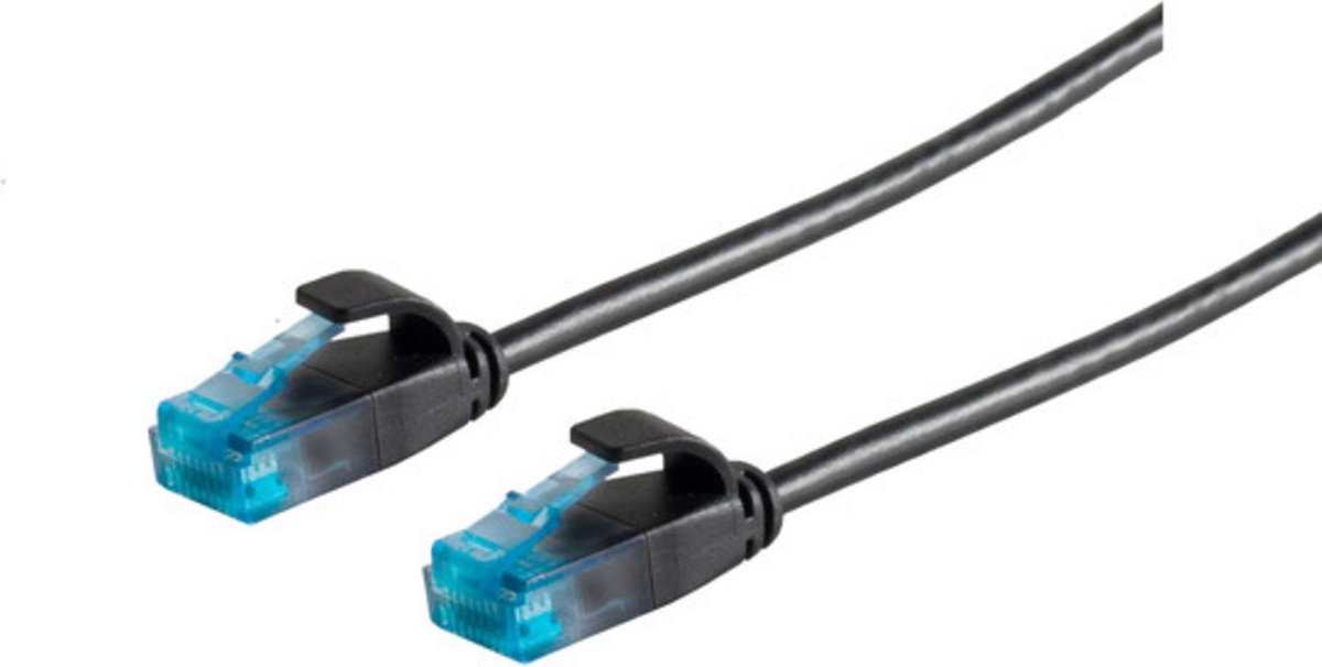 S/CONN 08-22075 netwerkkabel Zwart 10 m Cat6 U/UTP (UTP)