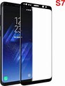 Samsung Glazen screenprotector Samsung Galaxy S7 3D volledig scherm bedekt explosieveilige gehard glas Screen beschermende Glas Cover Film zwart