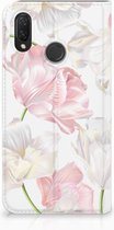 Huawei P Smart Plus Standcase Hoesje Design Lovely Flowers