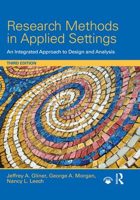 Research Methods in Applied Settings - cover