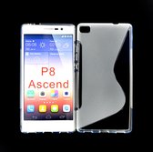 Huawei Ascend P8 Silicone Case s-style hoesje Transparant