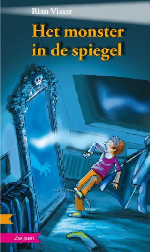 Cover van het boek 'Zoeklicht het monster in de spiegel' van R. Visser