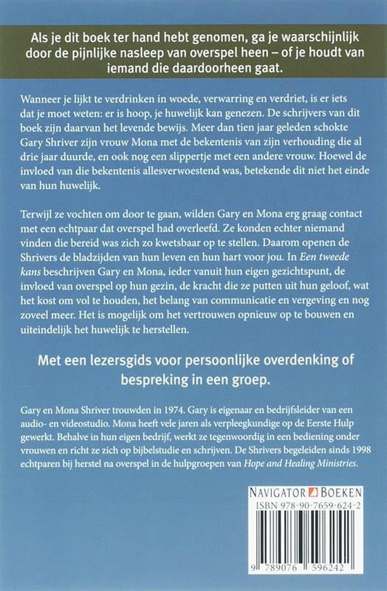 Man, vrouw & relaties  -   Een tweede kans - back cover