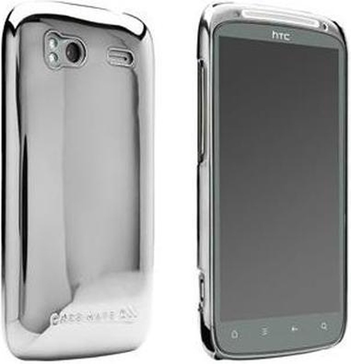HTC Sensation (XE) hoesje - Case-Mate - Chroom - Kunststof