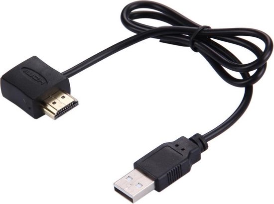 Câble adaptateur 50cm HDMI femelle + HDMI Male vers USB 2.0 mâle | bol