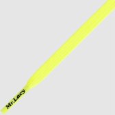 6 mm x 125 cm Neon Lime Geel - Voetbalschoen veters - Goalies Ronde Hexagrip schoenveter