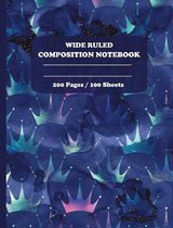 Wide Ruled Composition Notebook