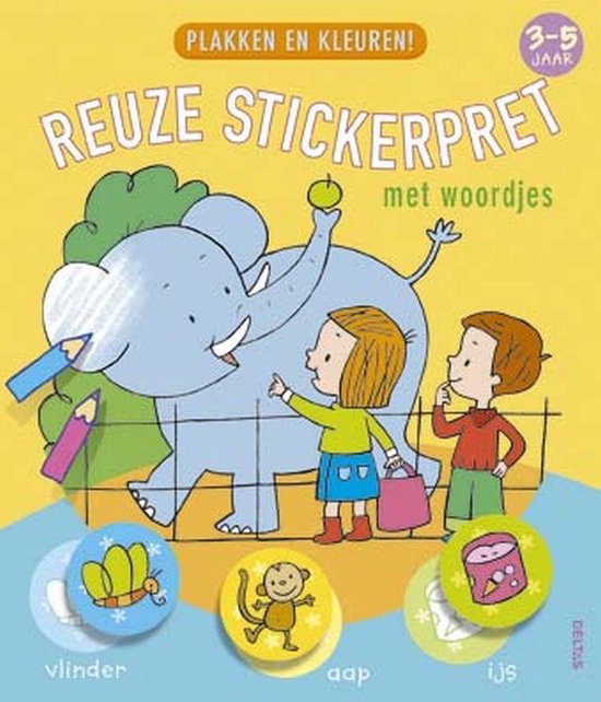 Cover van het boek 'Nieuw stickerfeest'