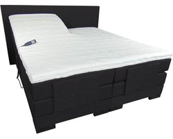 Slaaploods.nl Cool - Elektrische Boxspring inclusief matras - 180x200 cm - Zwart