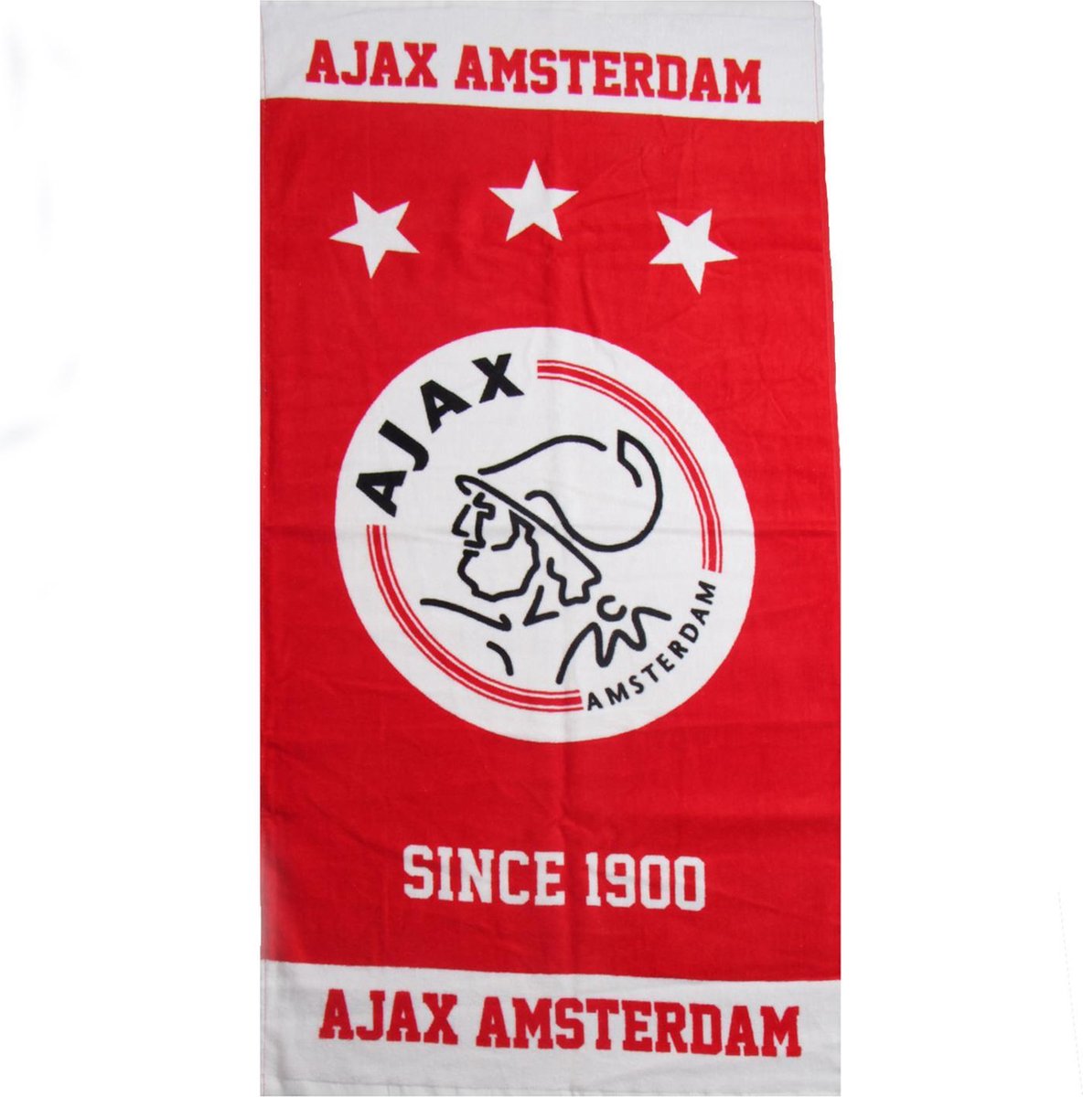 Ajax handdoek - rood | bol.com