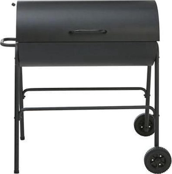 halen In zicht haakje Houtskool barbecue BBQ met design van olievat | bol.com