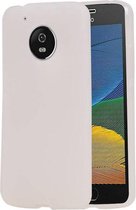 Mobieletelefoonhoesje.nl - Motorola Moto G5 TPU Hoesje Wit