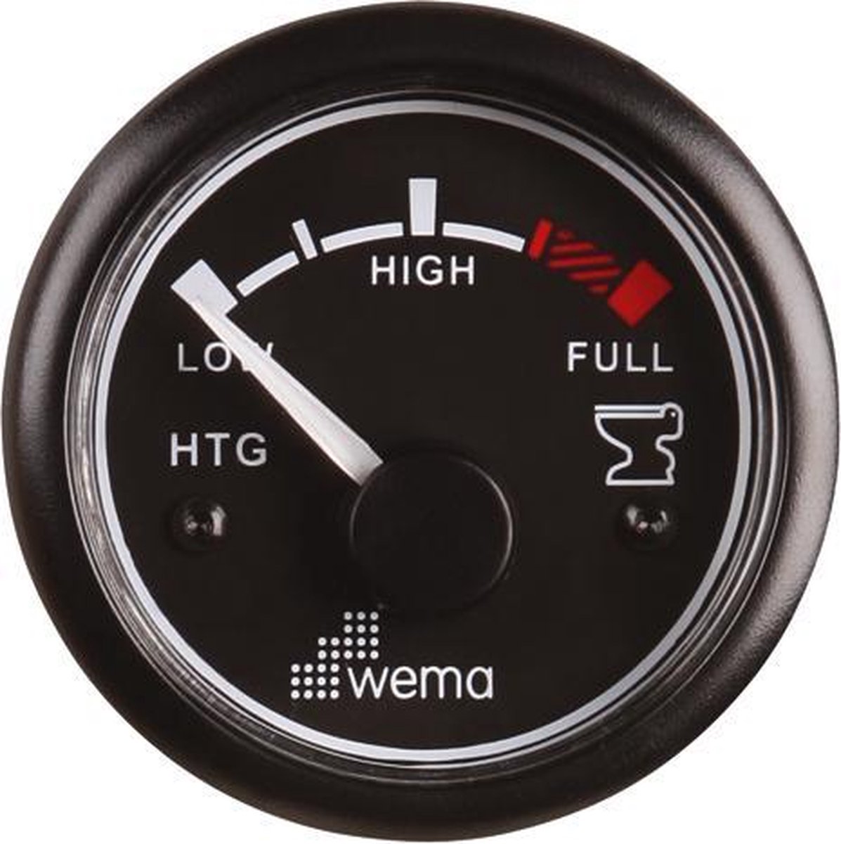 Wema Tankmeter Vuilwater - Zwart