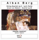 Berg: String Quartet, Lyric Suite; Webern / Prazak Quartet, Vanda Tabery