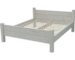 2-persoons bed Landelijk - Houten bed | bol.com
