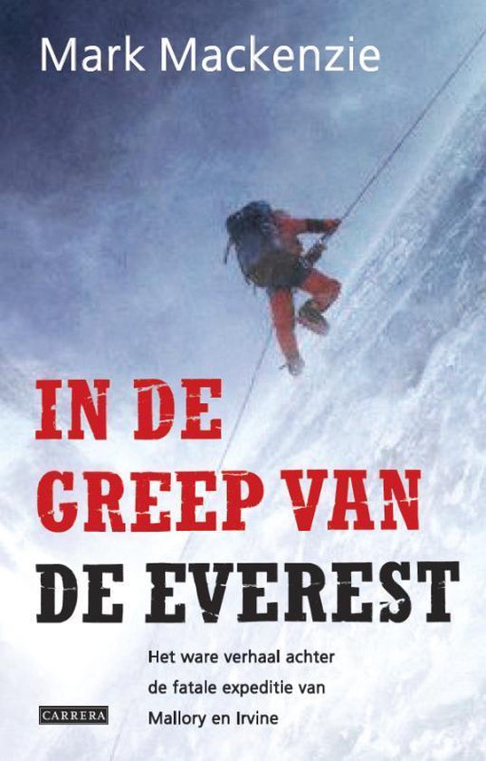 Cover van het boek 'In de greep van de Everest' van M. MacKenzie en Mark MacKenzie