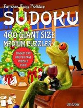 Famous Frog Holiday Sudoku 400 Giant Size Medium Puzzles, the Biggest 9 X 9 One Per Page Puzzles Ever!