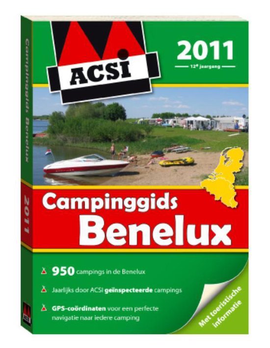 Cover van het boek 'ACSI Campinggids Benelux 2011'
