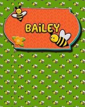 Handwriting Practice 120 Page Honey Bee Book Bailey