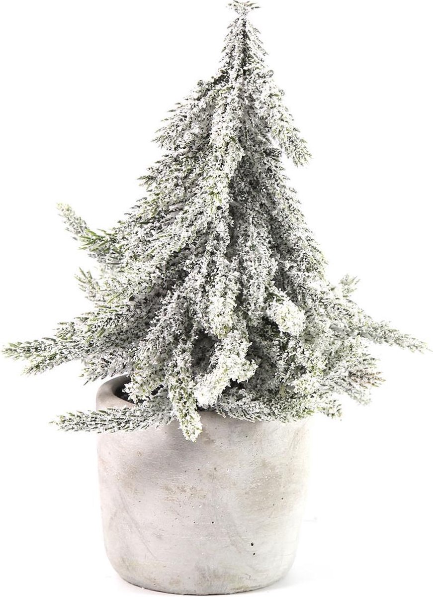 Countryfield kunstkerstboom wit 20 cm