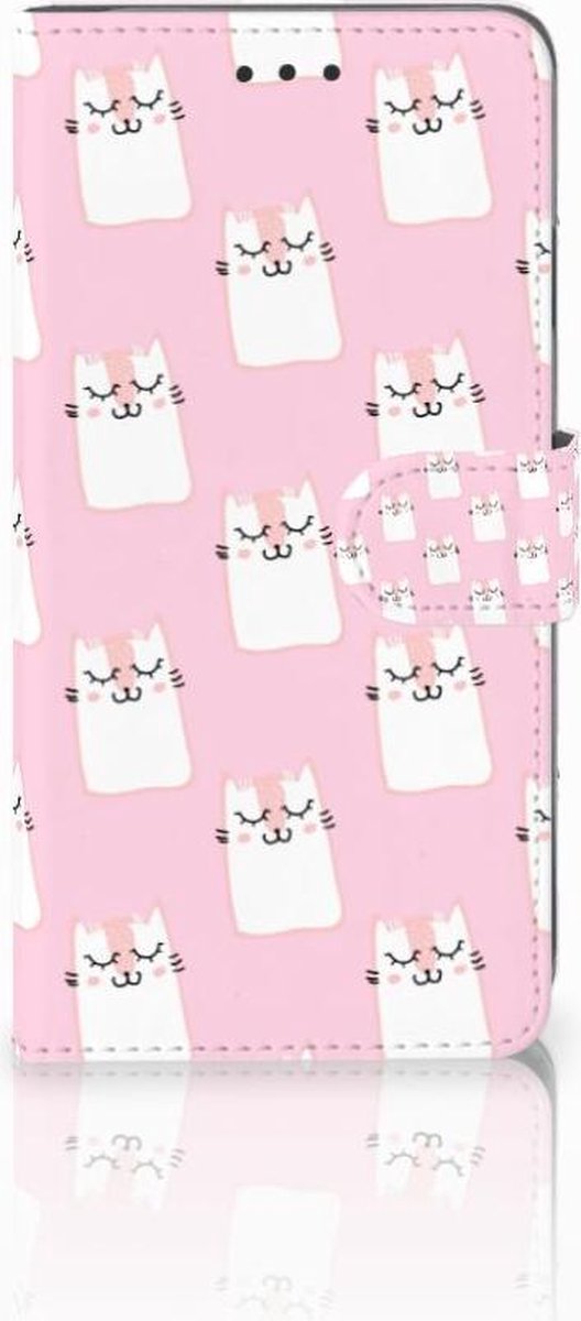 Apple iPhone Xs Max Telefoonhoesje met Pasjes Sleeping Cats