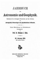 Jahrbuch der Astronomie und Geophysik
