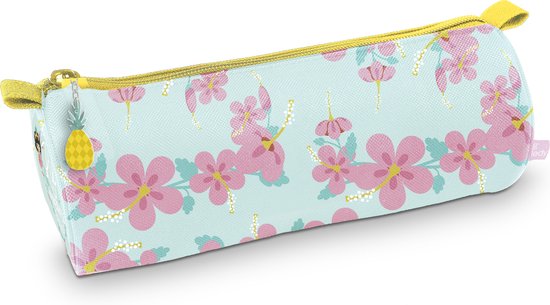 Lil'leddy Etui - Rond - Groen/Roze