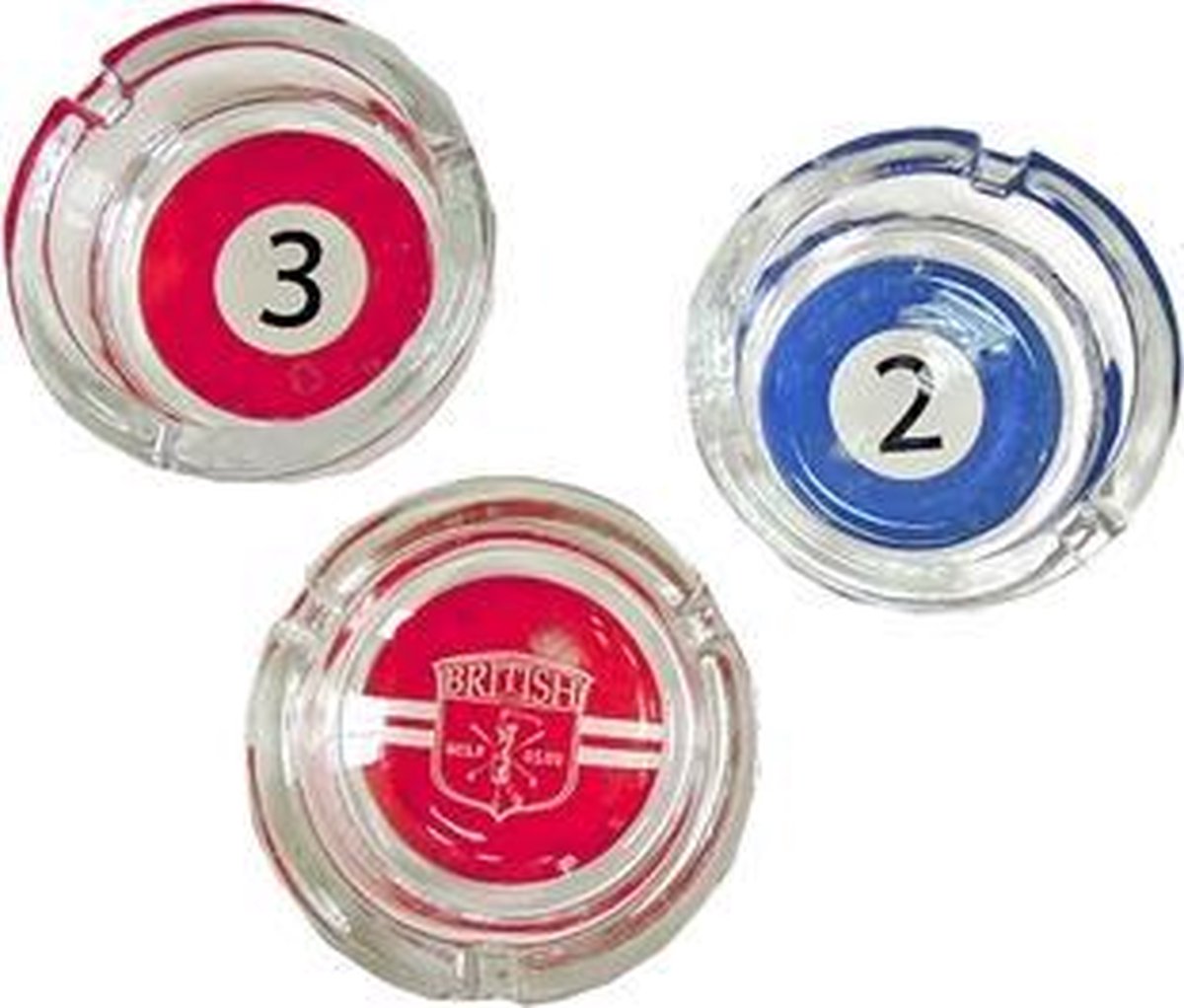 Goedkoopste glazen asbak - British Golf Club
