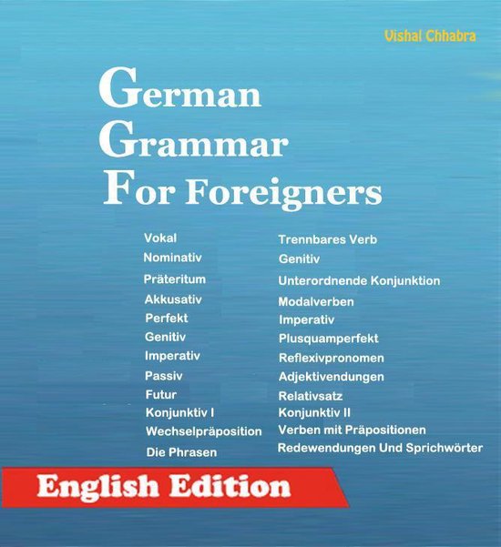 German Grammar For Foreigners - cover