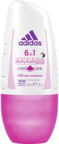 Adidas Cool & Care 6 in 1 Vrouwen Rollerdeodorant 50 ml 1 stuk(s)