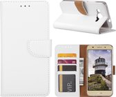 Xssive Hoesje voor Huawei Y3 2018 - Book Case - geschikt voor 3 pasjes - Wit