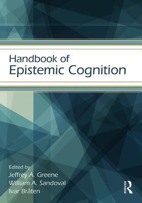 Educational Psychology Handbook - Handbook of Epistemic Cogn ... - cover