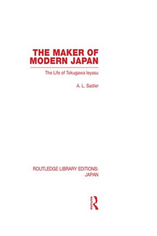 The Maker of Modern Japan - cover