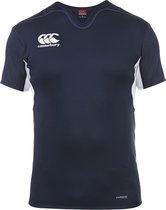Canterbury Vapodri Challenge Rugby Jersey Junior Sportshirt performance - Maat 128  - Unisex - blauw/wit