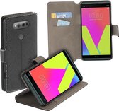 MP Case zwart book case book style voor LG V20 wallet case