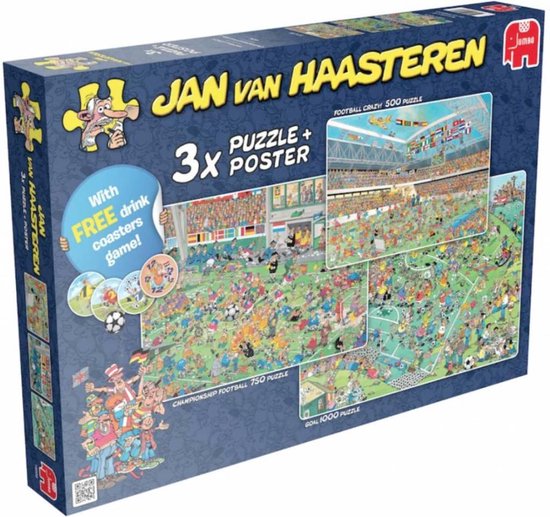 Jan van Haasteren - Voetbal - Puzzel - 1000 stukjes | bol.com