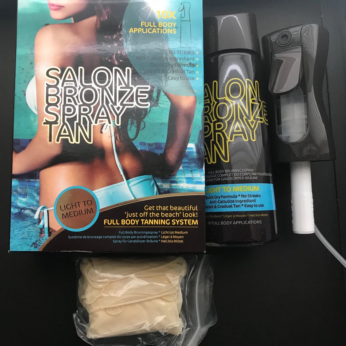 Salon Bronze Spray Tan 10 x full body applications. | bol