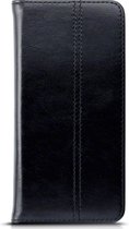 Honor 9 Bookcase hoesje - CaseBoutique -  Zwart - Leer