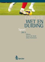 Larcier Duiding - Wet & Duiding Sport
