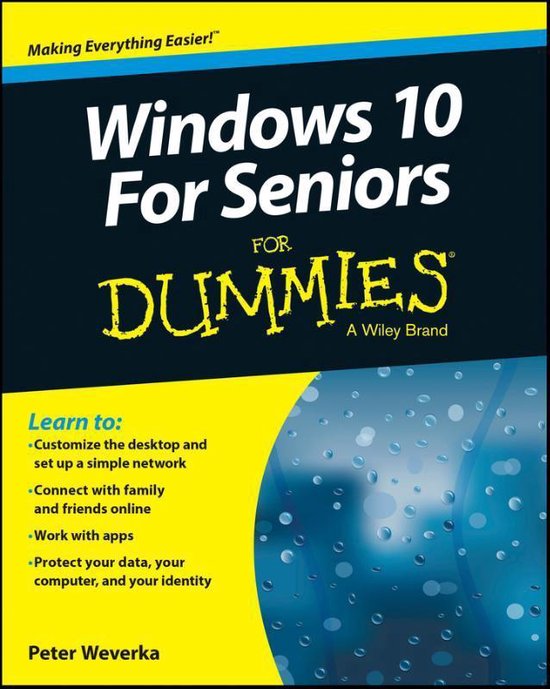 Windows 10 for Seniors For Dummies - cover
