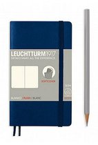 Leuchtturm1917 Notitieboek Pocket - Softcover - Blanco - Navy Blue