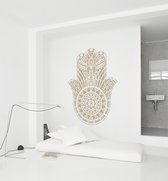 XXL sjabloon -Handje van Fatima - herbruikbare stencil - kunststof- 130x 90 cm - made in Amsterdam -grote mandala muur sjabloon- XXL mandala achter je bank of bed - gemakkelijk mak