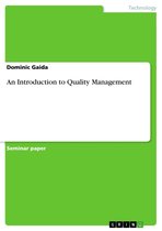 An Introduction to Quality Management