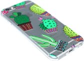 Cactussen hoesje siliconen Geschikt voor iPhone 6(S) Plus