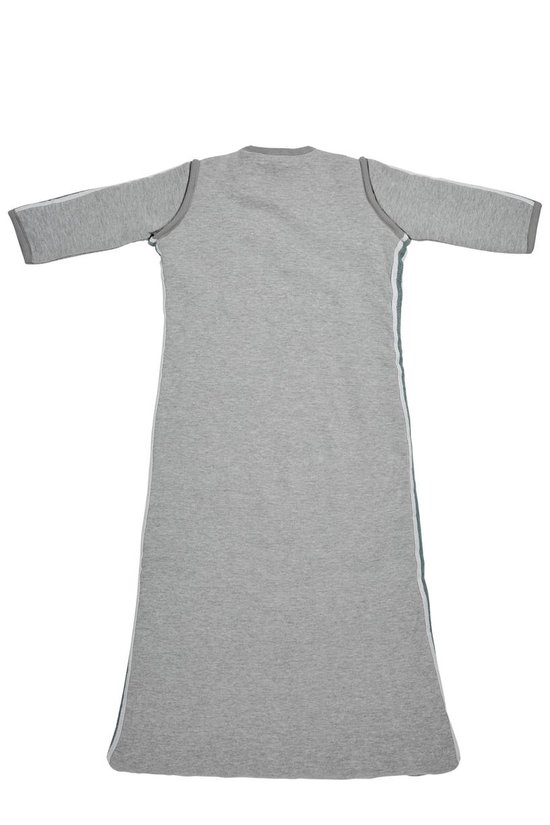 Meyco Basic Deluxe Winterslaapzak - 70 cm - Grijs met stone green