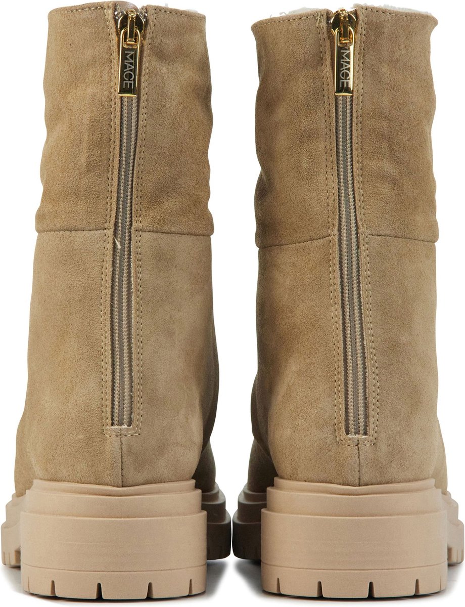 Mace Enkellaarsjes Vrouwen - M1132 - Maat 39 - Beige | bol