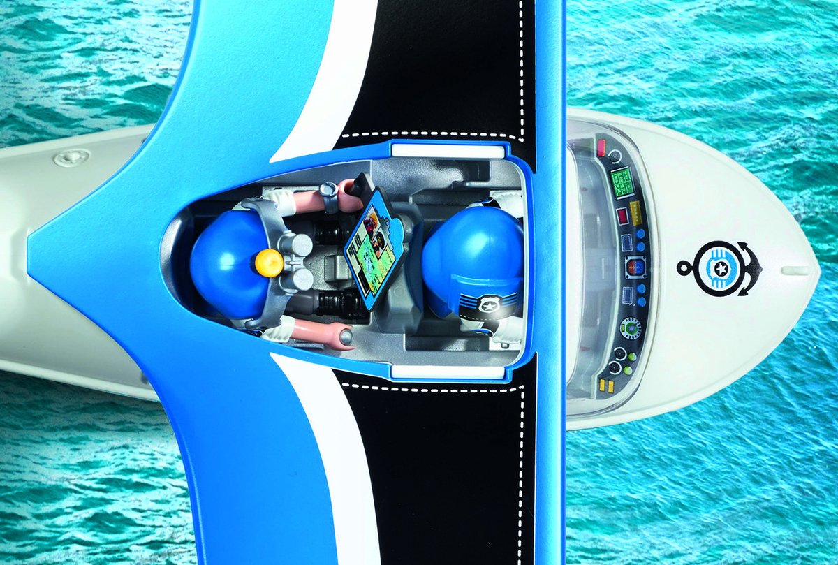PLAYMOBIL Politiewatervliegtuig - 4445 — afbeelding 17