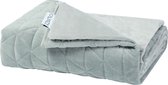 Calmzy Superior Soft - Housse de couette - Housse de couverture Calmzy - 150 x 200 cm - Super douce - Confortable - Grijs/ gris clair