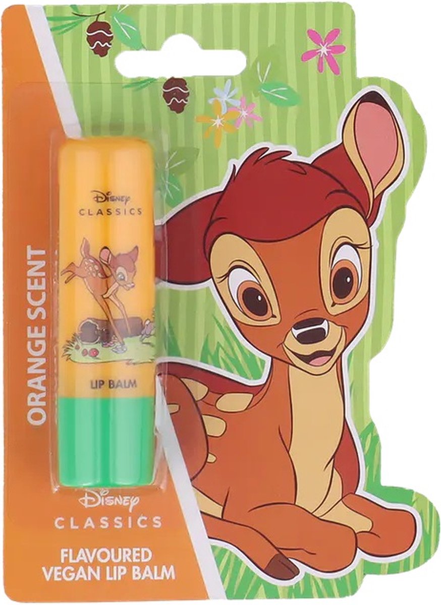 Disney lippenbalsem - lip balm Bambi - orange scent - sinaasappel - vegan